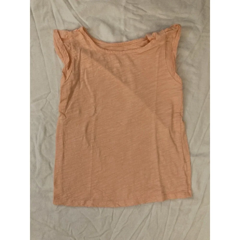 Size 5 Jumping Beans girls clothes - 1 piece T shirt | solid peach color theme